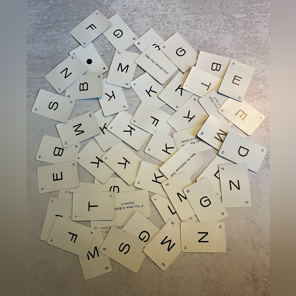 Lot Of Vintage Ephemera Playing Trading Card Games Alphabet Anagrams Lot/50